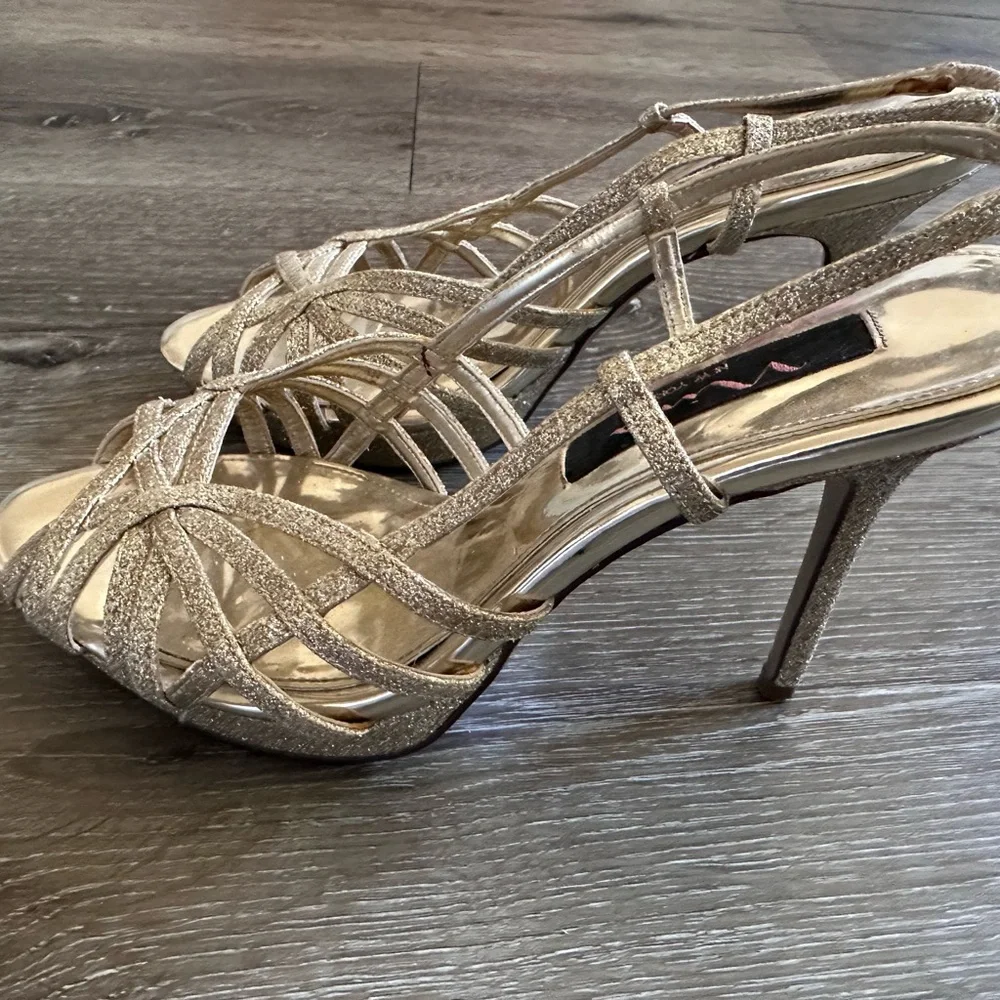 Gold heels